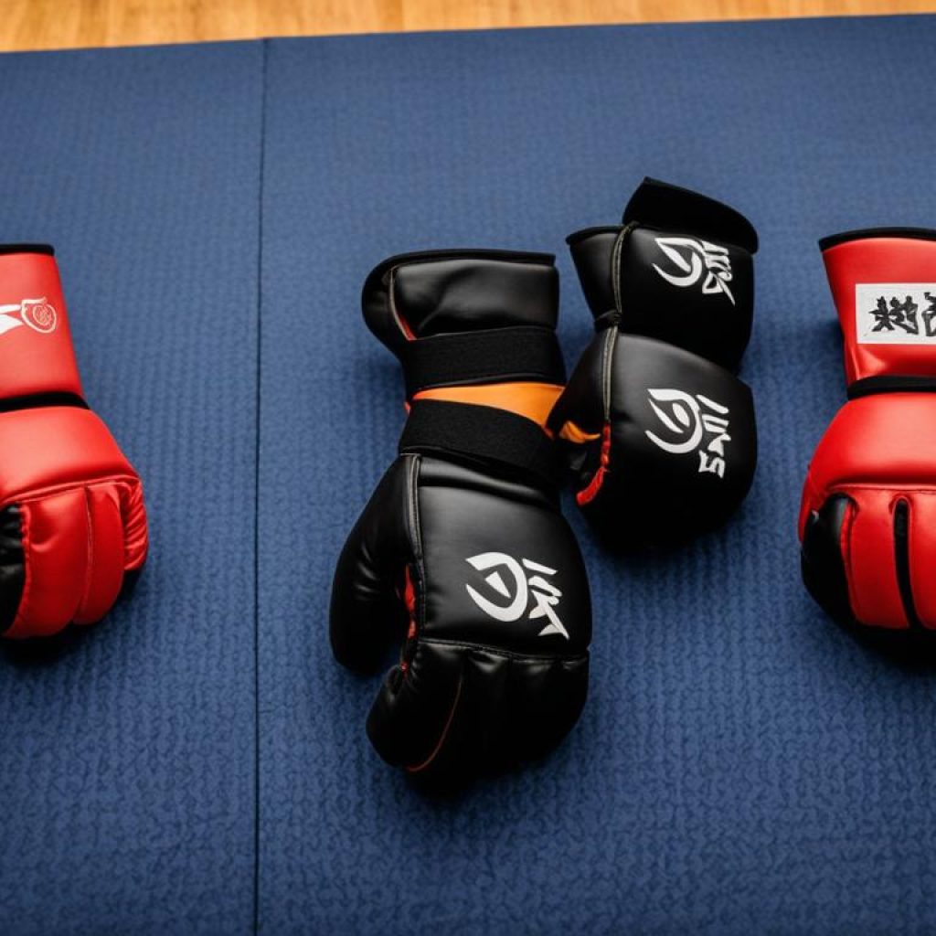 Choosing gloves for martial arts