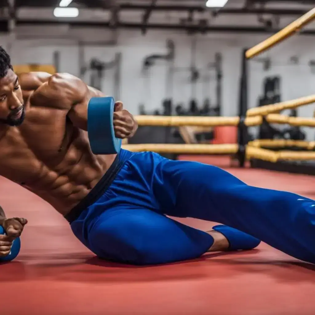 foam rolling for muscle recovery in Muay Thai foam rolling for muscle recovery in Muay Thai